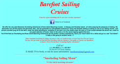 Desktop Screenshot of barefootsailingcruises.com